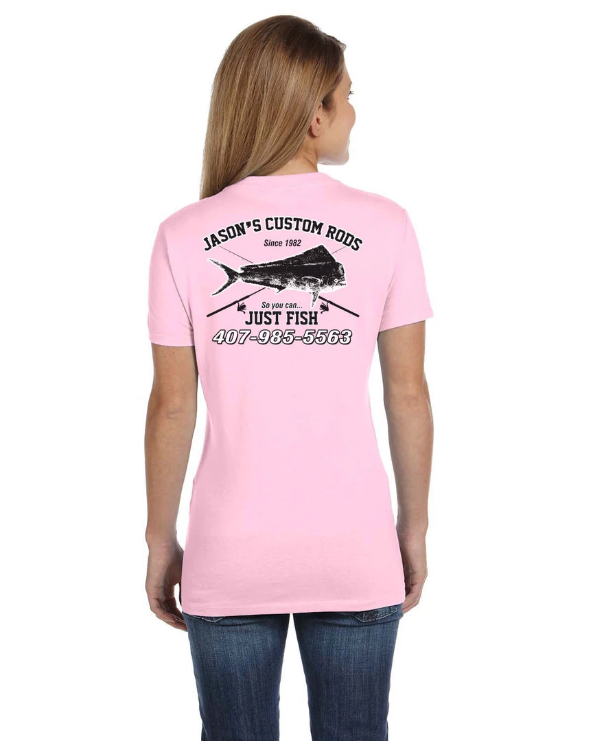 Mud Hole Women's Custom T-Shirt: Vintage Distressed Fish And Rods Gear 7 Mud Hole Women's Custom T-Shirt: Vintage Distressed Fish And Rods Gear