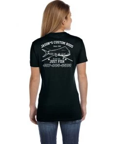 Mud Hole Women's Custom T-Shirt: Vintage Distressed Fish And Rods Gear 16 Mud Hole Women's Custom T-Shirt: Vintage Distressed Fish And Rods Gear