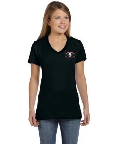 Mud Hole Women's Custom T-Shirt: Skull With Crossing Rods Gear 15 Mud Hole Women's Custom T-Shirt: Skull With Crossing Rods Gear