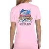 Mud Hole Women's Custom T-Shirt: Assorted Saltwater Gamefish