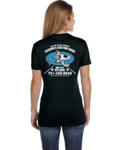 Mud Hole Women's Custom T-Shirt: Fish Skeleton